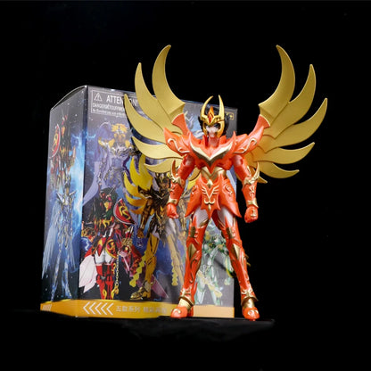 Saint Seiya Anime Figurines, Shiryuu Hyoga Shun Ikki Action Figures Knights Of Zodiac 19 CM