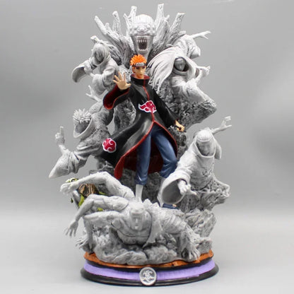 Naruto Shippuden Pain Anime Figure, Akatsuki Six Paths Nagato Figurine PVC Statue 27 cm