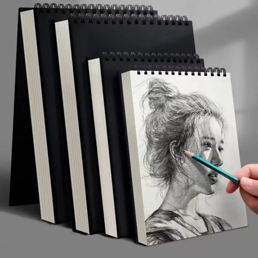 Sketchbook Spiral Bound Eco-Friendly Thick Drawing Paper Acid Free Sketch Pad Oil Painting 30 Sheets