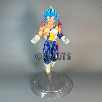 Vegeta Ultra Ego and Super Saiyan Blue Swappable Heads Anime Figure, Dragon Ball Z Action Figurines