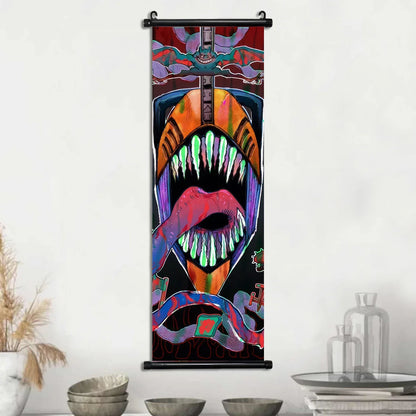 Chainsaw Man Anime Canvas Scrolls Collection, Wall Art Hanging Print Poster Home Decor