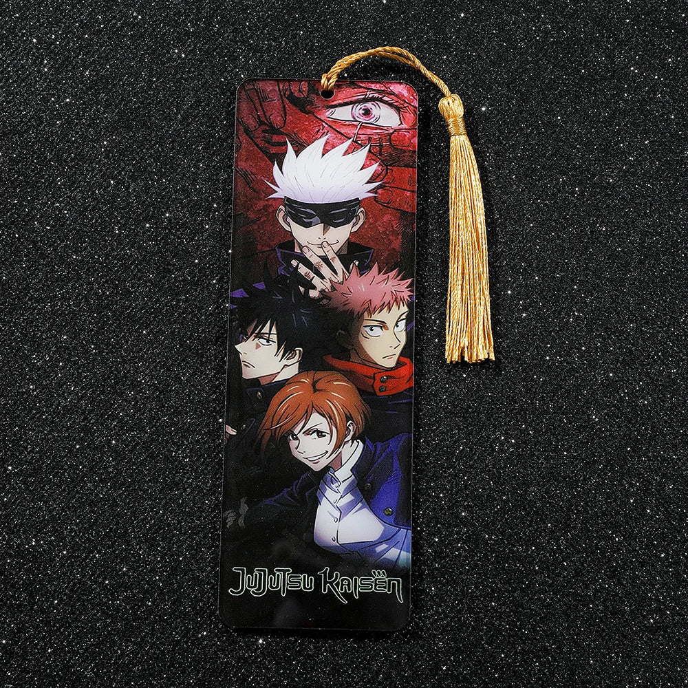 Jujutsu Kaisen Anime Acrylic Bookmark, JJK Souvenir Readings Stationery