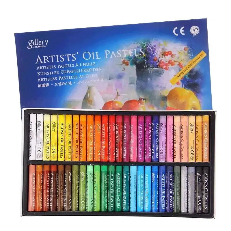 Oil Pastel Set – 25 or 50 Colors Soft Sticks for Kids, Students & Artists | Washable Crayons for Drawing, Painting & Graffiti Art