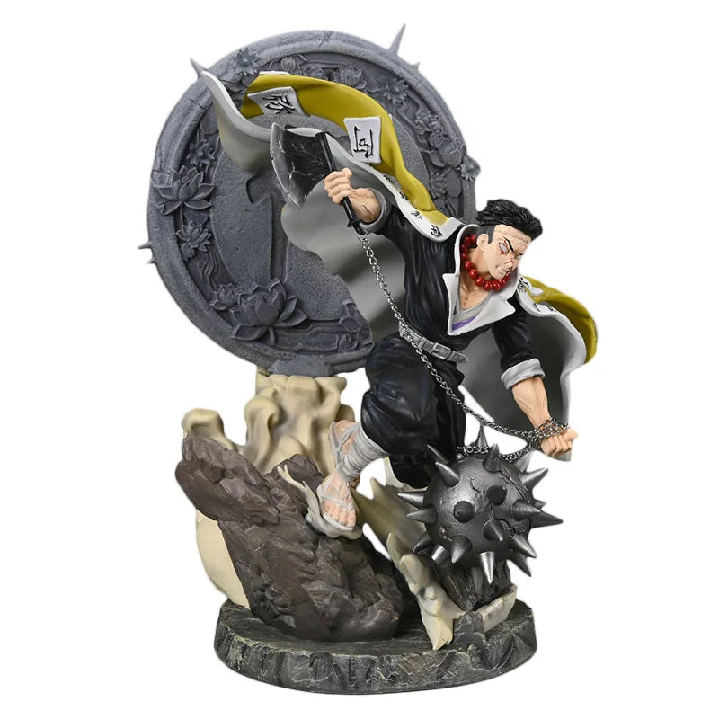 Himejima Gyomei Anime Figure, Demon Slayer Action Figurines PVC Large Statue 41 CM