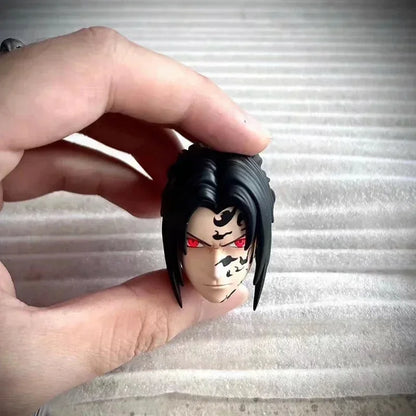 Uchiha Sasuke Mantra Seal Action Figure Sitting Pose, Naruto Shippuden Anime Figurines 18 CM