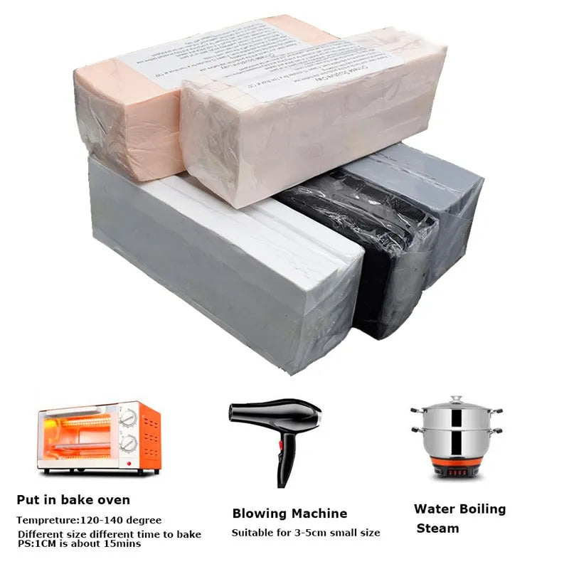 Professional Soft Polymer Clay Oven Bake DIY Handmade for Sculpture 500g