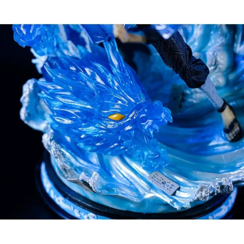 Senju Tobirama LED Anime Figurine, Water Dragon Jutsu Naruto Shippuden Figures Collection 43 cm