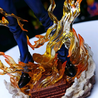 Yami Yugi Muto Anime Figure, Dark Yugi Pharaoh Atem Yu-Gi-Oh Duel Monsters Action Figurines PVC Statue 28 CM