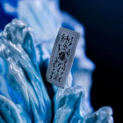 Senju Tobirama LED Anime Figurine, Water Dragon Jutsu Naruto Shippuden Figures Collection 43 cm