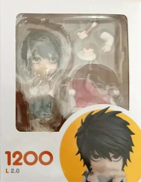 10 CM Death Note L and Yagami Light Anime Figurines, Kawaii Cute Chibi Action Figures PVC Toys Collection