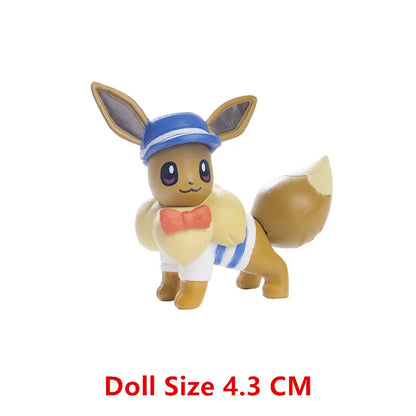 Pokemon Anime Figures Pikachu Mewtwo Charmander Blastoise Gurado Pet Action Model Toy Gifts 4-13 CM