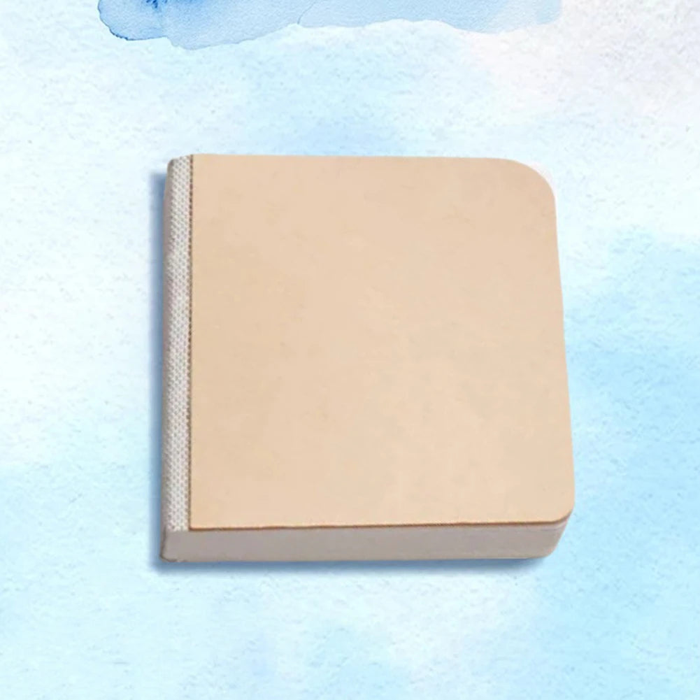 Travel Paint Palette Mini Watercolor Palette Set with Clip Portable Watercolor Set Wooden Grid Box