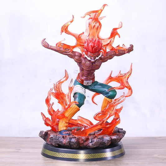 Might Guy Eight Gates Form Anime Figure, Naruto Shippuden Fourth Shinobi World War 31 CM