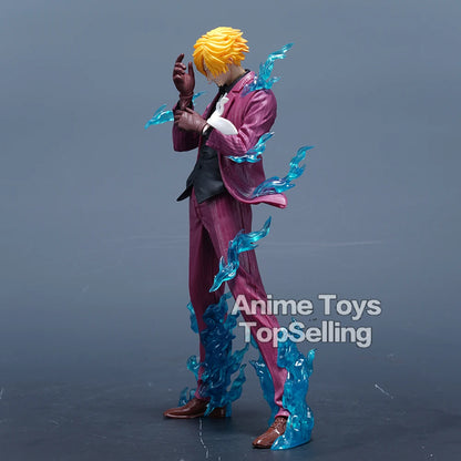 Sanji Vinsmoke Anime Figurine, One Piece Action Figure PVC Statue 24 CM
