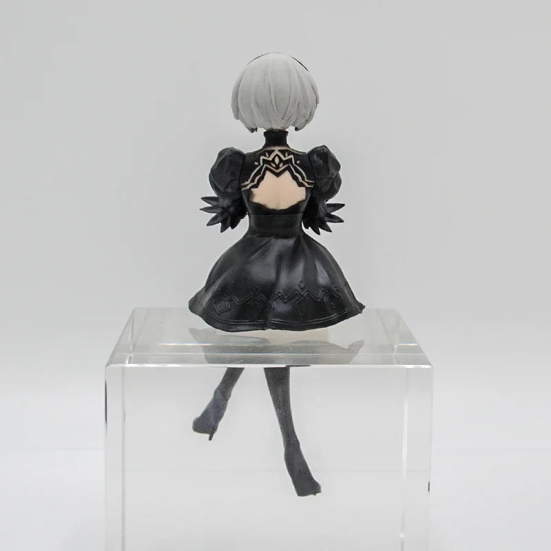 NieR:Automata Action Figures - YoRHa No.2 Type B (2B), 9S, and A2 - 15 CM Collectible Figurines