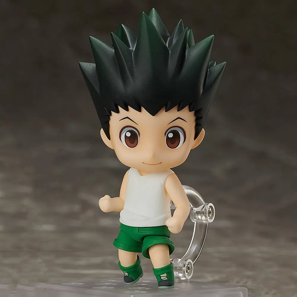 Cute Hunter X Hunter Anime Figurines, Kawaii Chibi Anime Figures, Chrollo Lucilfer, Kurapika, Gon Freeces. Killua Zoldyck PVC Action Toys 10 CM