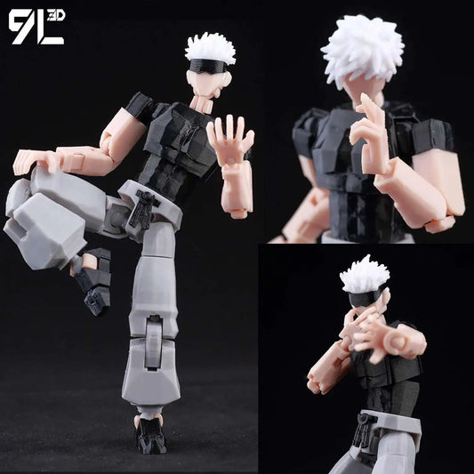 Jujutsu Kaisen 3D Printed Anime Figurine, Gojo Satoru Toji Yuji Sukuna Mahoraga Yuta