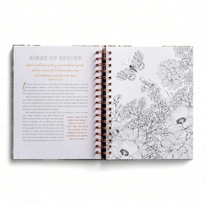 Relaxing Devotional Coloring Book – Inspirational Art Pages for Stress Relief & Self-Expression, Perfect Valentine's Gift