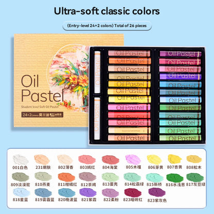 Artist Oil Pastel Set – 24/36/48 Colors Soft, Non-Toxic Sticks for Drawing, Painting & Graffiti Art