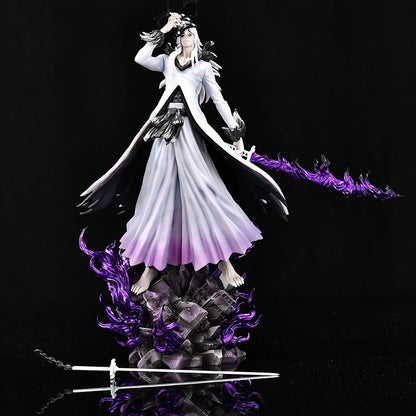 Final Getsuga Tensho Kurosaki Ichigo Anime Figurine, Tensa Zangetsu Bleach Action Figures Statues 33 CM