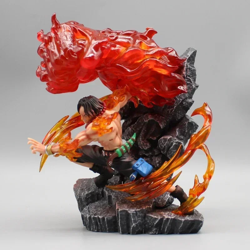 Fire Fist Portgas D. Ace Anime Figurine, One Piece Figures PVC Statue 18 CM