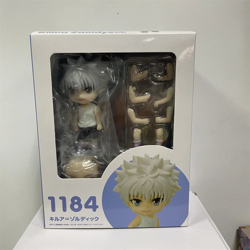 Cute Hunter X Hunter Anime Figurines, Kawaii Chibi Anime Figures, Chrollo Lucilfer, Kurapika, Gon Freeces. Killua Zoldyck PVC Action Toys 10 CM