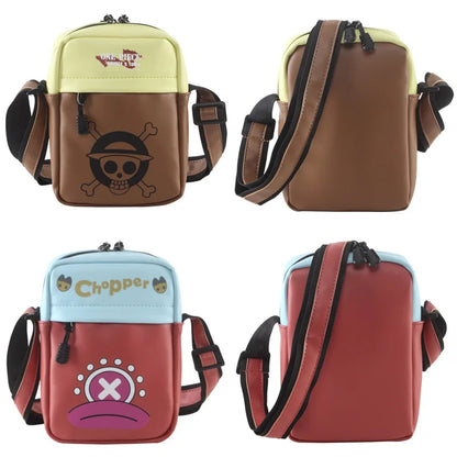 High-Capacity Multifunction Casual Shoulder Bag Apparel: Anime Dragon Ball, Demon Slayer, One Piece, Naruto, Attack on Titan