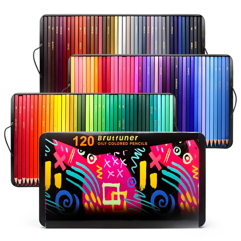 48/72/120/150/160/180 Professional Color Pencils, Oil Pencils, Watercolor Pencils Art Supplies
