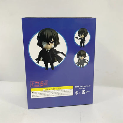 Action Figures Bungo Stray Dogs, Nakajima Atsushi, Dazai Osamu, Kawaii Chibi Cute Anime Figurines Collector 10 cm