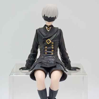 NieR:Automata Action Figures - YoRHa No.2 Type B (2B), 9S, and A2 - 15 CM Collectible Figurines