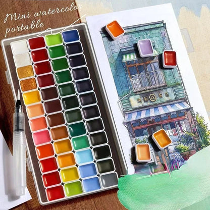 Artist Watercolor Paint 130/98/60/24 Colors Art Set Professional Drawing Pigment Art Supplies
