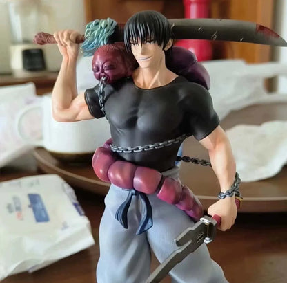 Toji Fushiguro Anime Figurine, Jujutsu Kaisen JJK Collectible Figures Strongest Warrior Standing Pose PVC Action Toys 22 cm