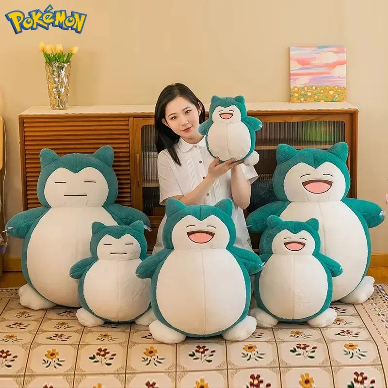 30/45/60CM Big Size Pokémon Cute Snorlax Plush Toy, Cuddling Sleeping Doll