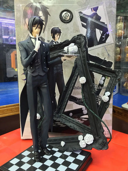 Ciel Phantomhive and Sebastian Michaelis Anime Figure, Black Butler Action Figurines