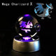 3D Pokemon Crystal Ball 5CM Mewtwo Pikachu Gengar Crystal Glass Pokemon Ball Pokeball Figure Night Light LED Lamp Base Gift - 29 Jigglypuff / 5CM - Otarealm