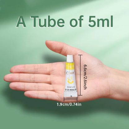 Watercolor Paint Set, 24 Colors 5ml/0.17oz Tubes, Intense Colors for Figure & Landscape