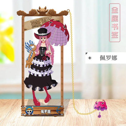 ONE PIECE Metal Bookmarks with Various Design Characters for Anime Fans