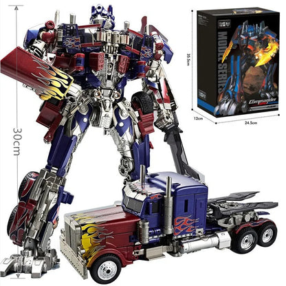 Optimus Prime and Bumblebee Autobots Anime Figures, Transformation Robot Toys 30 CM