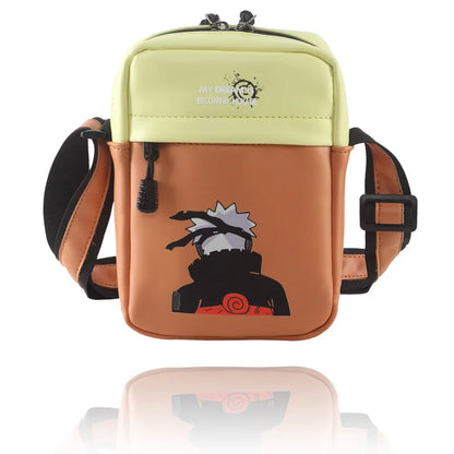 High-Capacity Multifunction Casual Shoulder Bag Apparel: Anime Dragon Ball, Demon Slayer, One Piece, Naruto, Attack on Titan