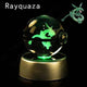3D Pokemon Crystal Ball 5CM Mewtwo Pikachu Gengar Crystal Glass Pokemon Ball Pokeball Figure Night Light LED Lamp Base Gift - 29 Jigglypuff / 5CM - Otarealm