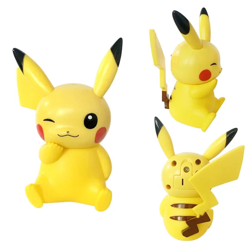 Pokemon Night Light Anime Dolls, Pikachu Eevee Jirachi Bulbasaur Psyduck Bedroom Bedside LED Lights Room Decor Kids Toys