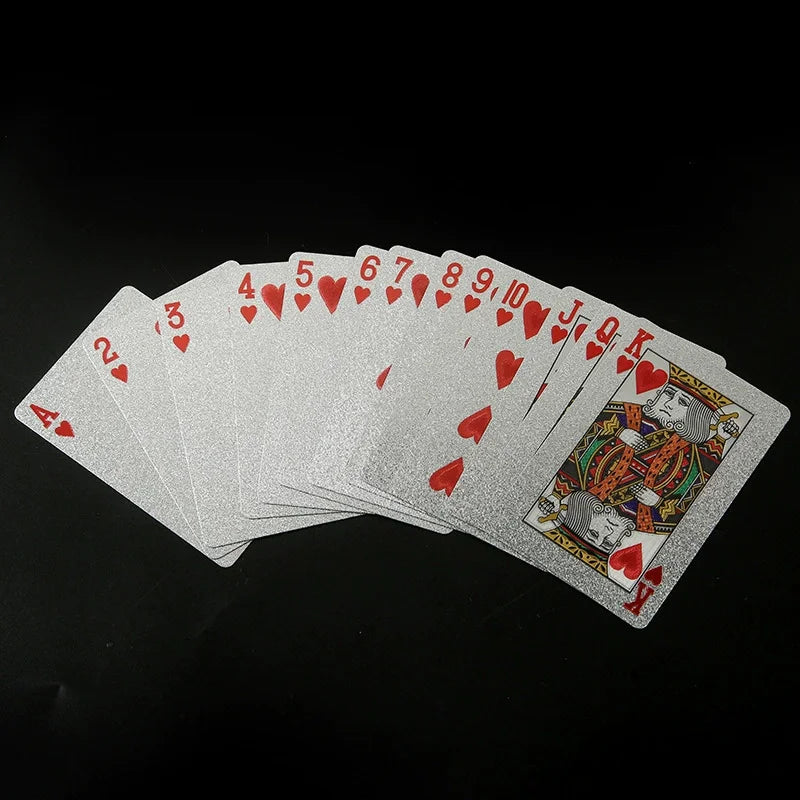 Rose Waterproof Poker Card, Durable Enhanced Design, Perfect for Game Nights, Parties & Family Fun ﻿