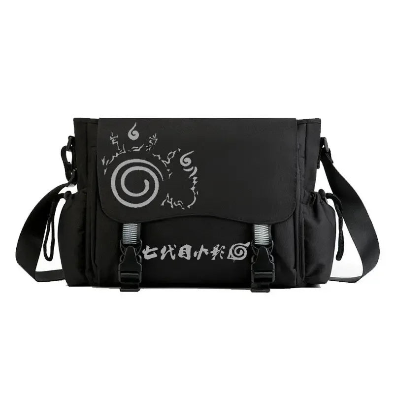 Naruto Shippuden Anime Backpack, Uzumaki Akatsuki School Students Schoolbag Leisure Computer Bag