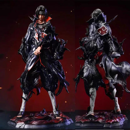 Itachi Uchiha Tsukuyomi Crows Anime Figure, Naruto Shippuden Action Figurines 26 CM