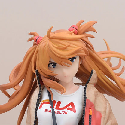 Asuka Langley Soryu Anime Figurine, Neon Genesis Evangelion EVA Action Figure 23 CM