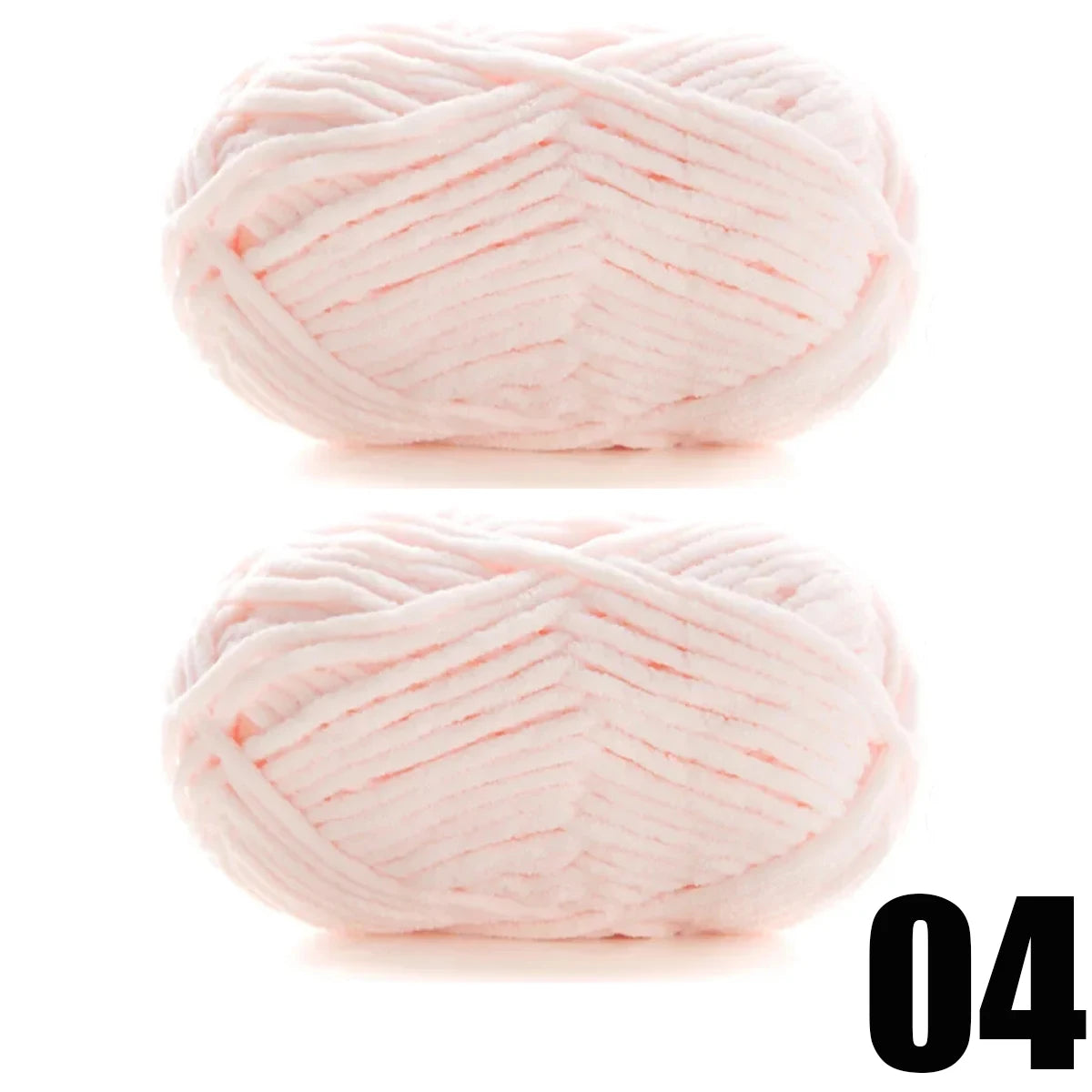 Thick Velvet Chenille Yarn – 2pcs x 50g Soft Knitting Yarn for DIY Scarves, Hats & Crafts