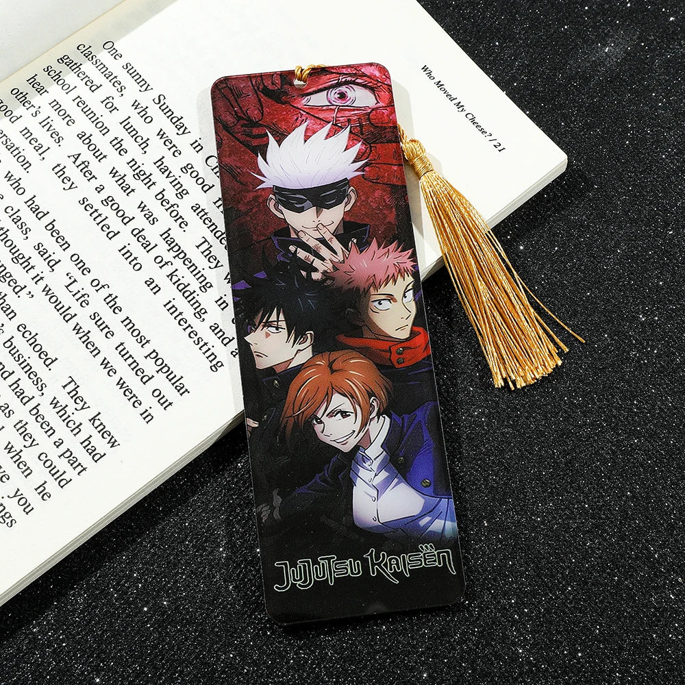 Jujutsu Kaisen Anime Acrylic Bookmark, JJK Souvenir Readings Stationery