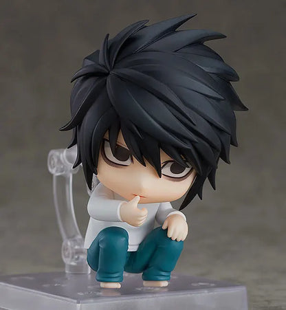 10 CM Death Note L and Yagami Light Anime Figurines, Kawaii Cute Chibi Action Figures PVC Toys Collection