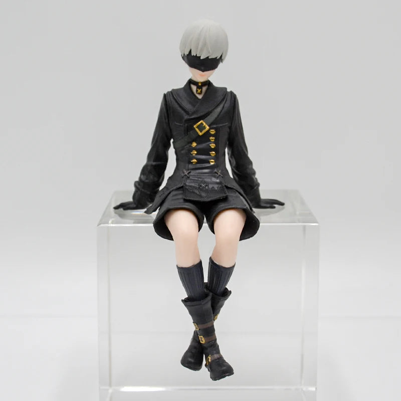 NieR:Automata Action Figures - YoRHa No.2 Type B (2B), 9S, and A2 - 15 CM Collectible Figurines