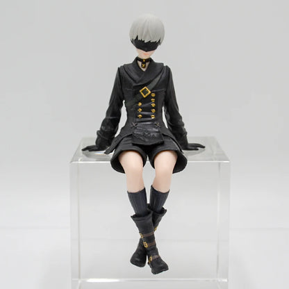 NieR:Automata Action Figures - YoRHa No.2 Type B (2B), 9S, and A2 - 15 CM Collectible Figurines